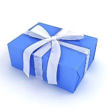 picture of a wrapped present