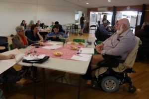 Group convenors giving feedback at the self-management session