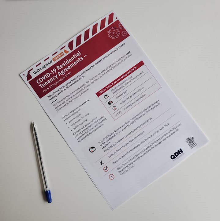 Cover pages of the Resource Covid-19 Residential Tenancy Agreements