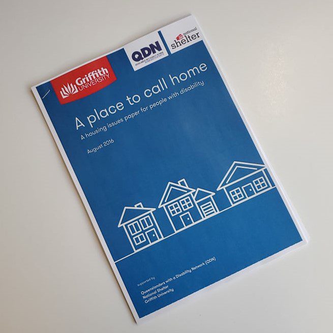 Cover of A place to call home, A housing issues paper for people with disability Resource Thumbnail