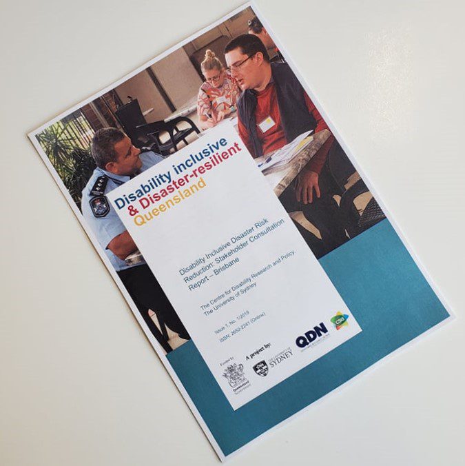 Cover of the Disaster Inclusive and Disaster Resilient Queensland resource