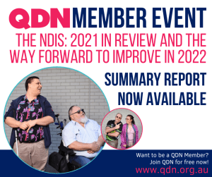 NDIS Year in Review Event 2021 Summary Report - Queenslanders With ...