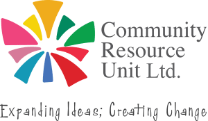 Community Resource Unit logo, Expanding ideas; creating change