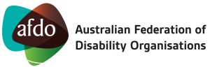 afdo logo, Australian Federation of Disability Organisations
