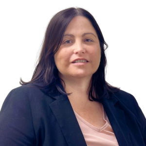 Karen Maciolek smiling at the camera.