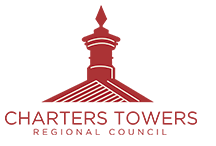 Red building logo for Charters Towers Regional Council