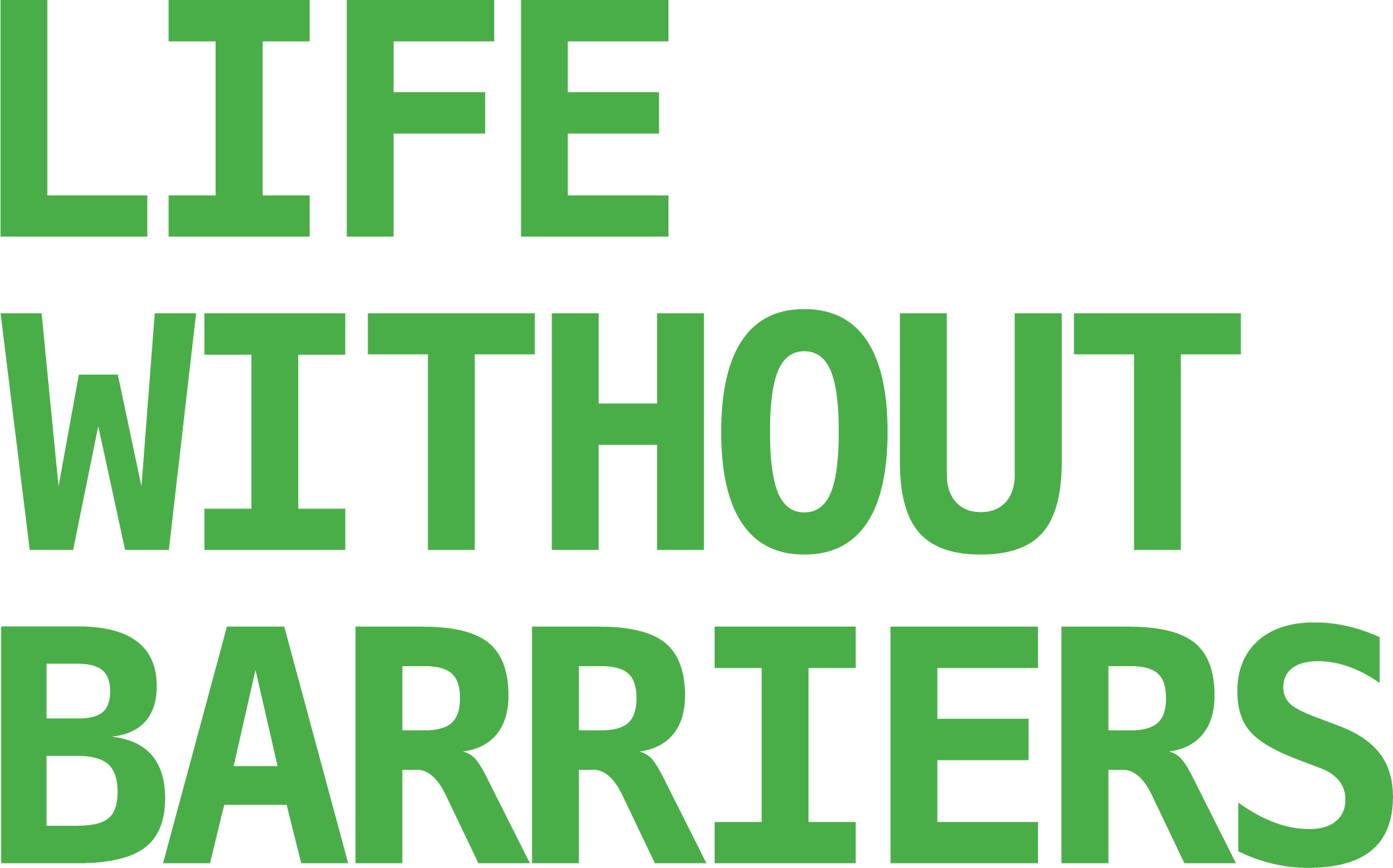 Life without barriers logo 